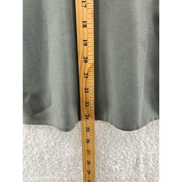 Eileen Fisher Womens Jacket Coat Gray Herringbone Buttons Slit 100% Silk L - Picture 4 of 8